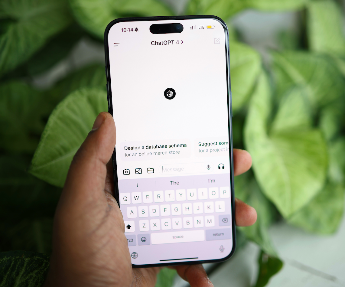 ChatGPT on iPhone
